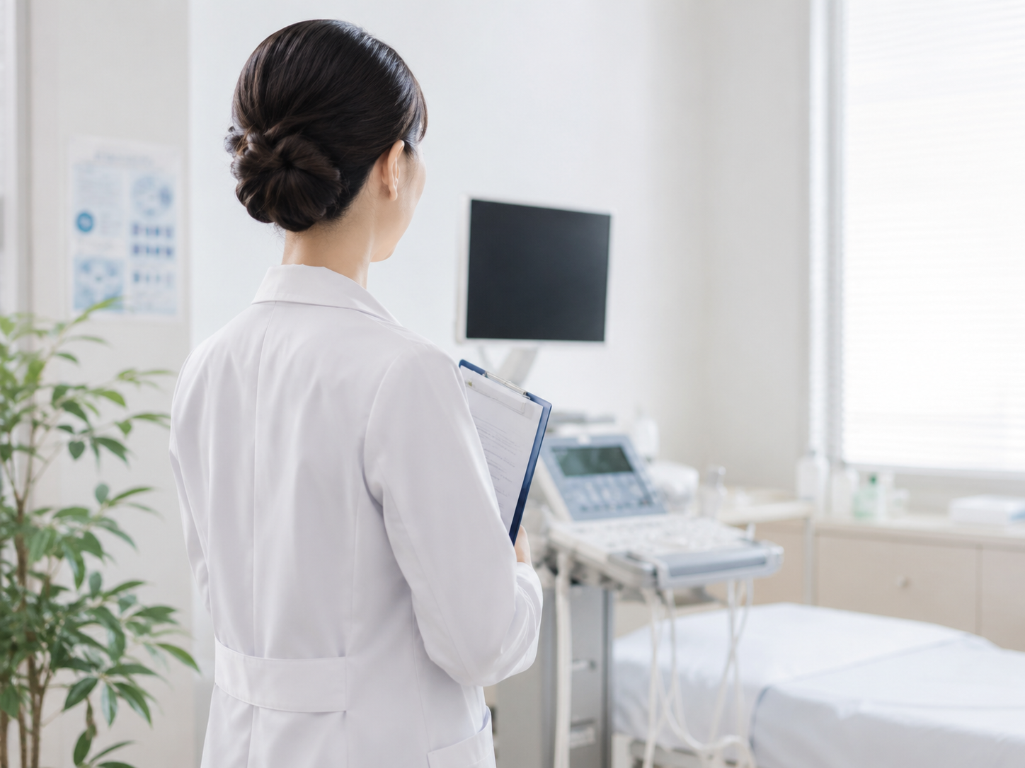 女性医師による大腸内視鏡検査